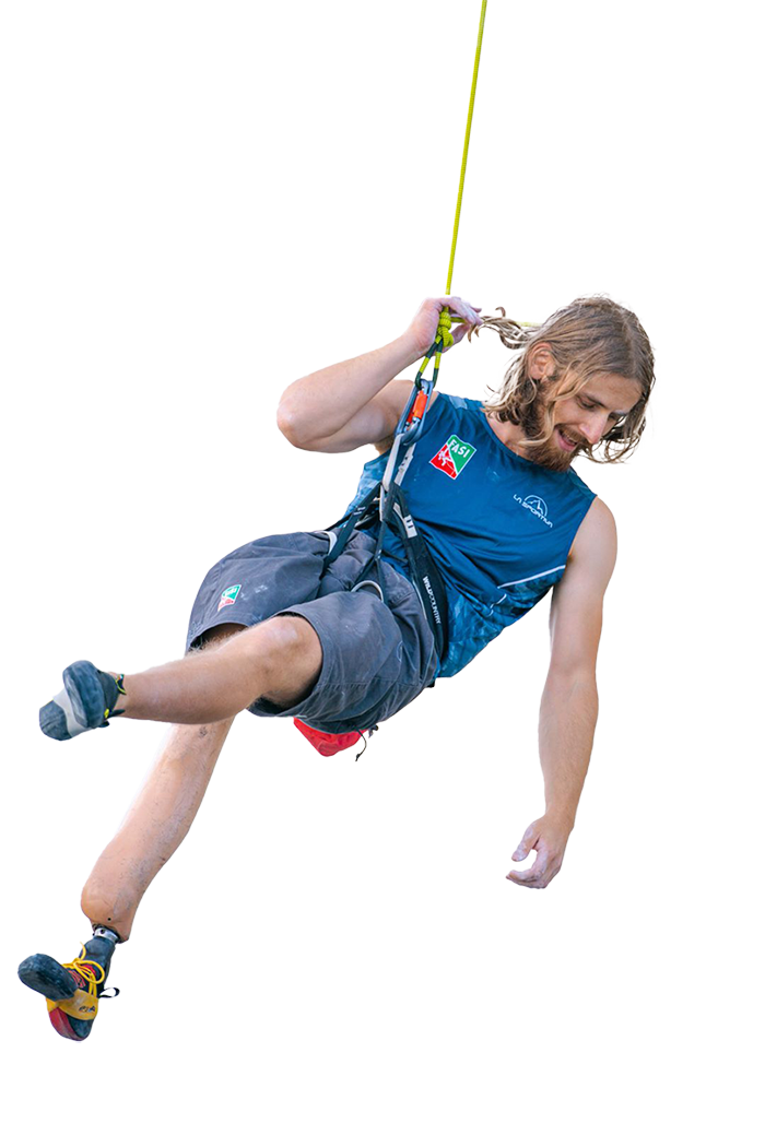 David Kammerer bei Paraclimbing Cups